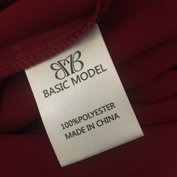 Basic Model Wine Red Tank Size Medium NWT - Picture 6 of 6